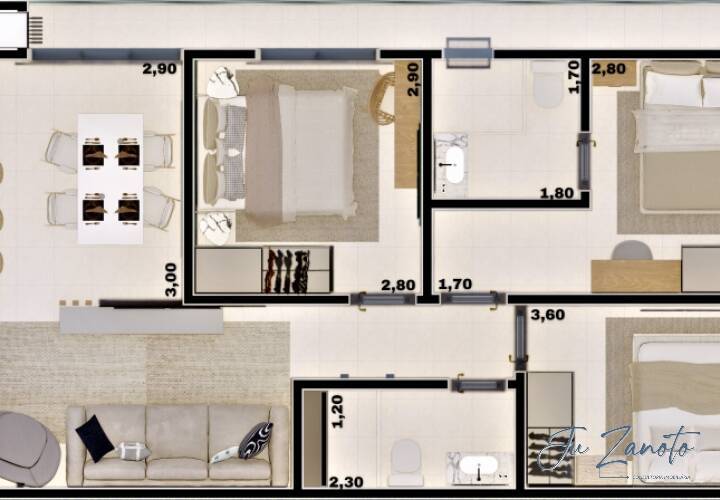 Apartamento à venda com 3 quartos, 86m² - Foto 15