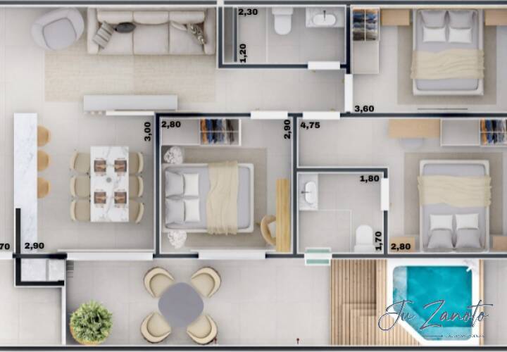 Apartamento à venda com 3 quartos, 86m² - Foto 16