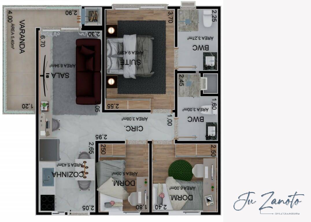 Apartamento à venda com 2 quartos, 51m² - Foto 24