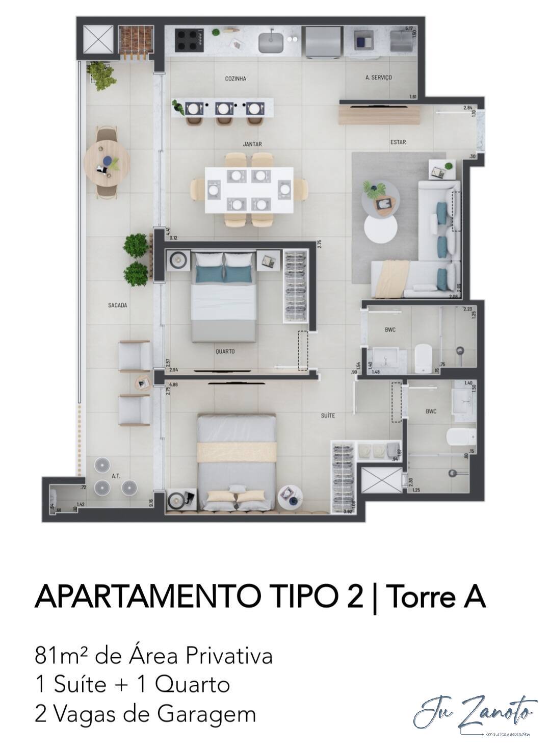 Apartamento à venda com 2 quartos, 81m² - Foto 19